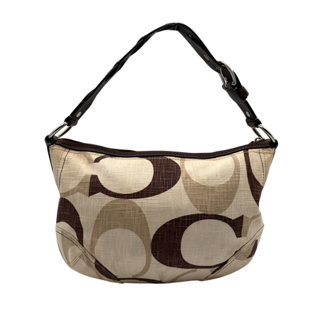 Coach Hampton Hobo Optic Signature Canvas Beige Braun – Vintage