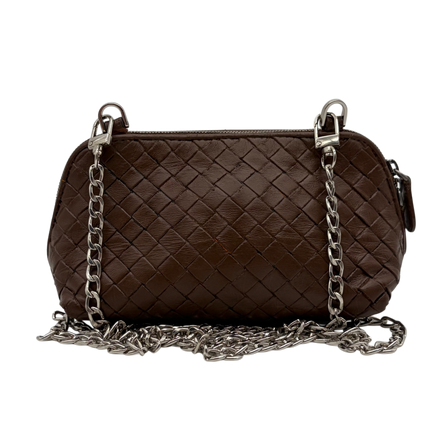 Bottega Veneta Intrecciato Mini Crossbody Braun – Vintage