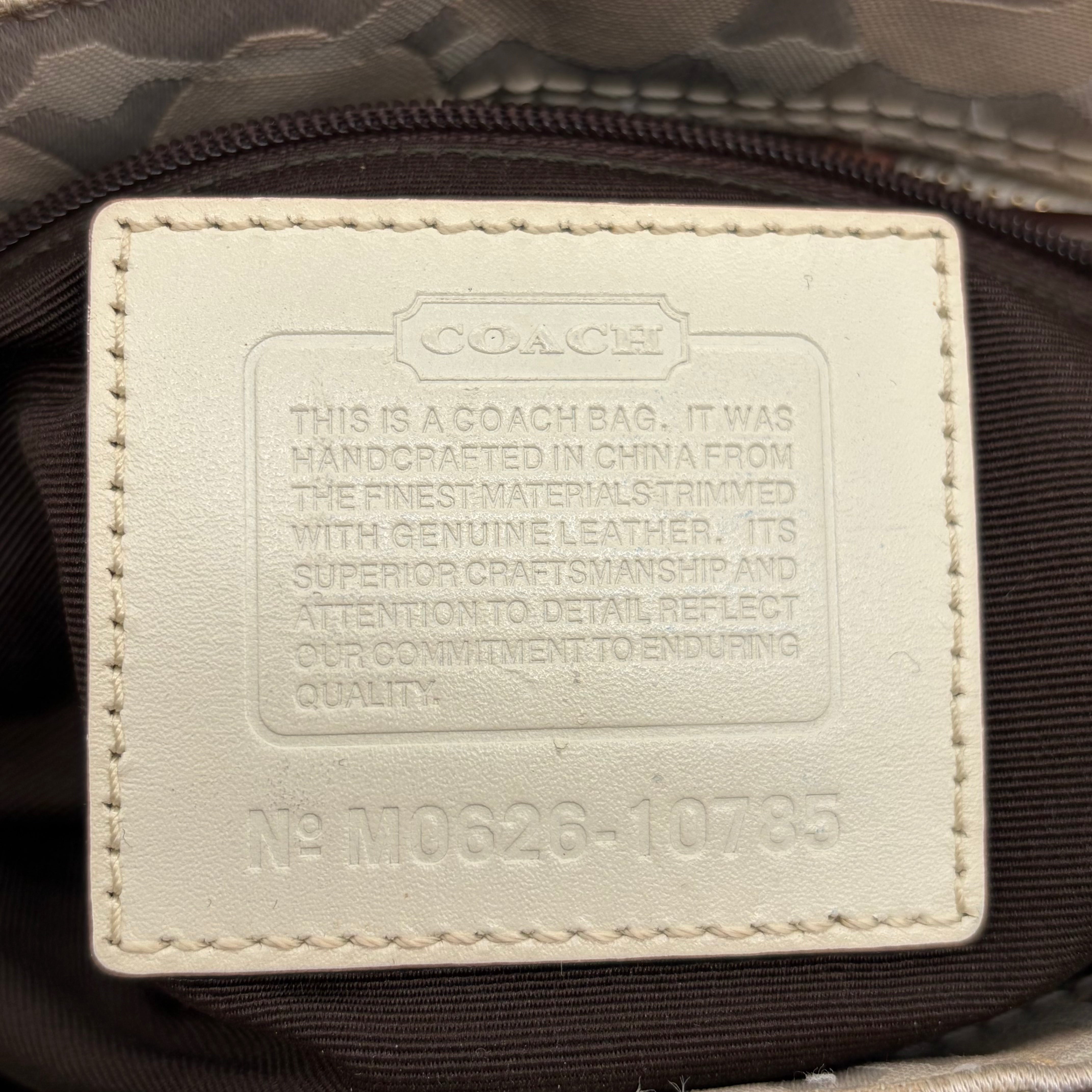 Coach Hampton Signature Braid Satchel Ivory – Vintage