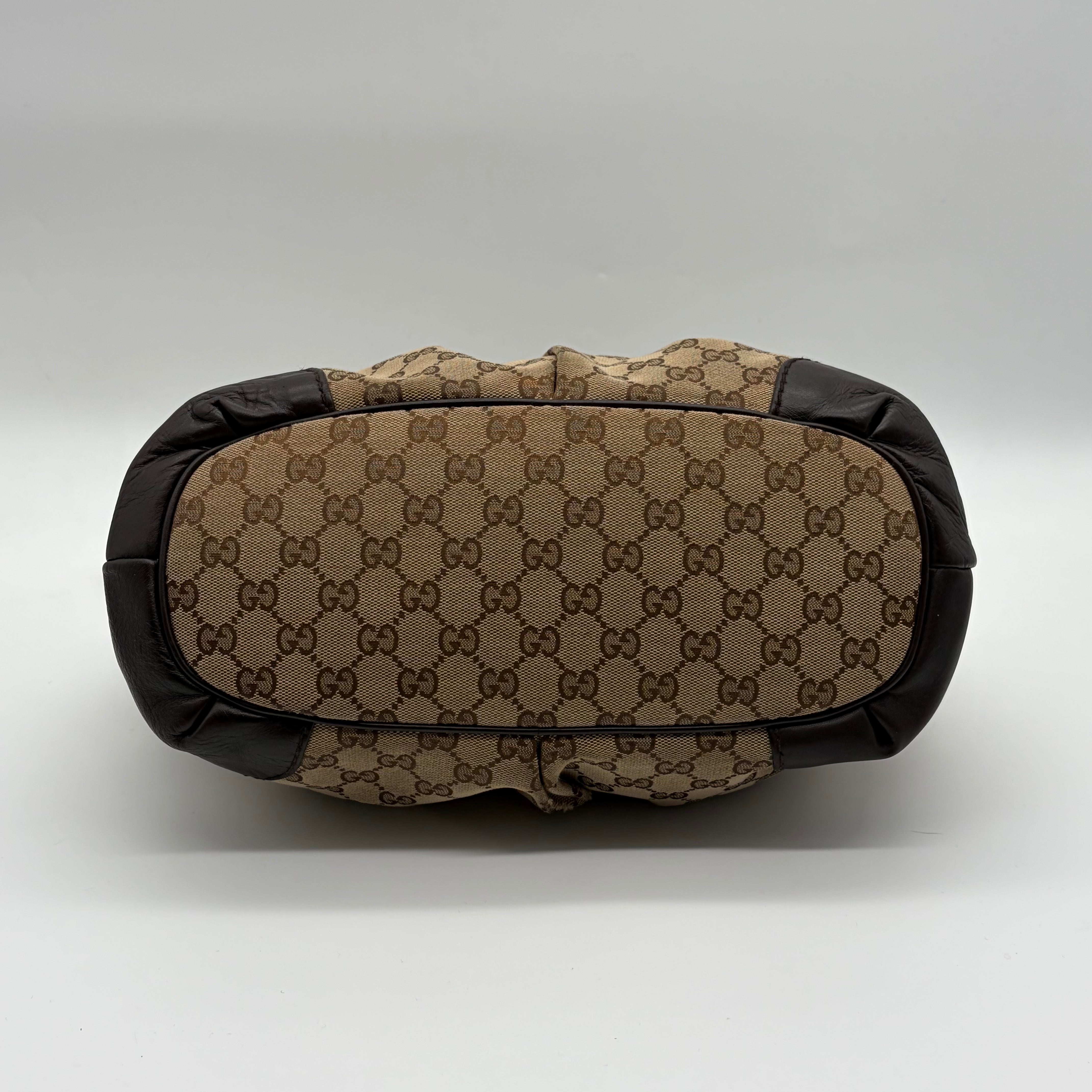 Gucci Sukey Tote GG Canvas Beige/Ebony – Vintage
