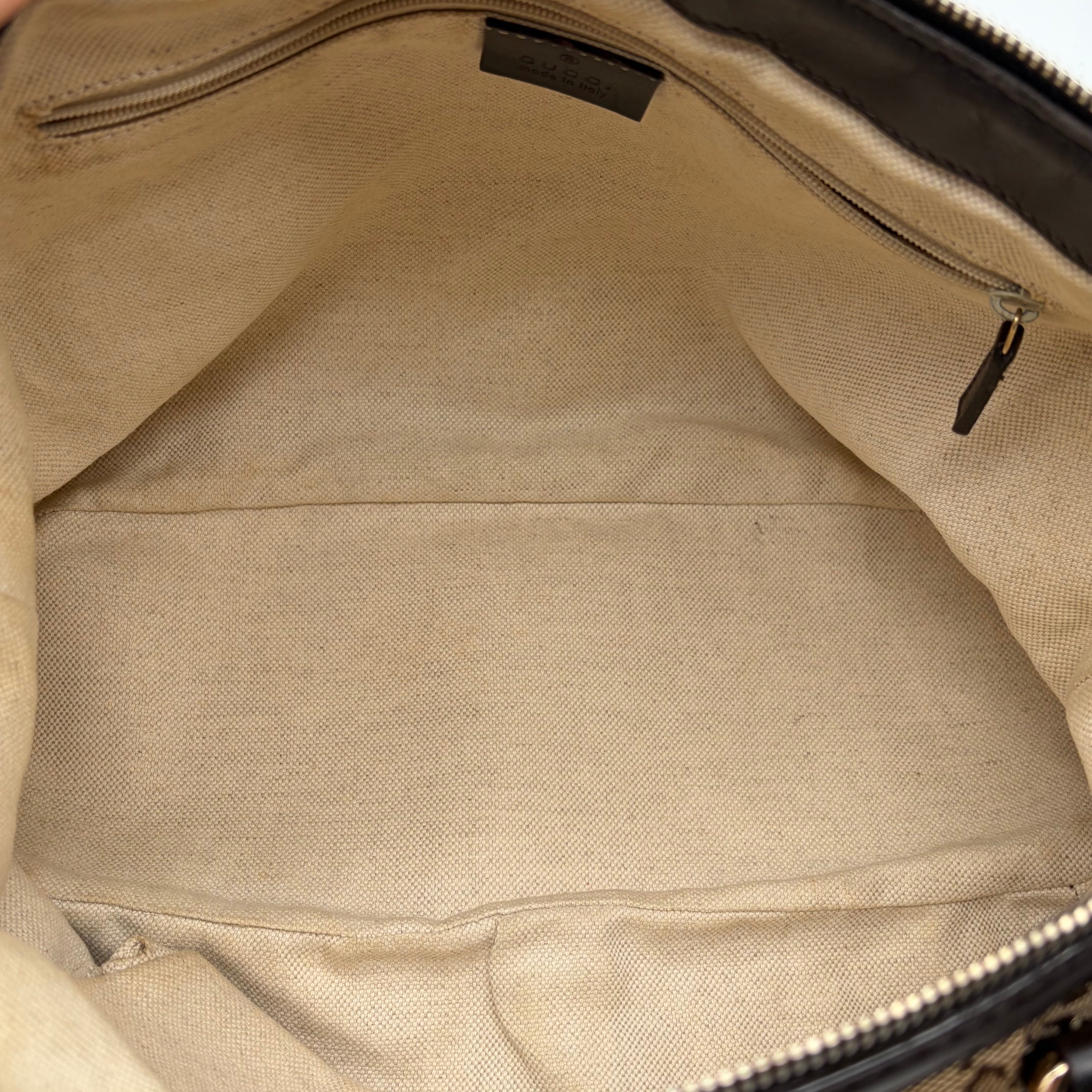 Gucci Sukey Tote GG Canvas Beige/Ebony – Vintage
