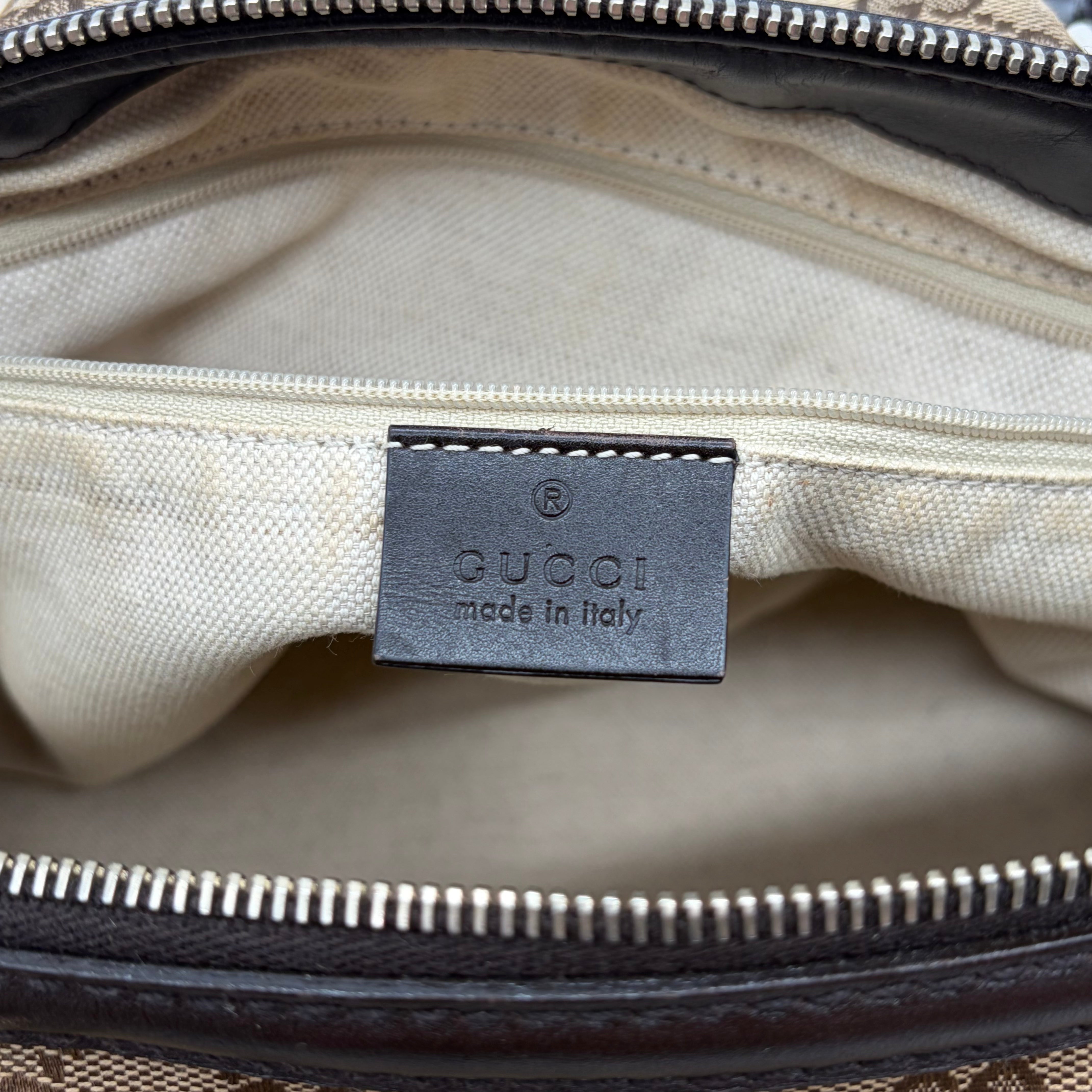 Gucci Sukey Tote GG Canvas Beige/Ebony – Vintage