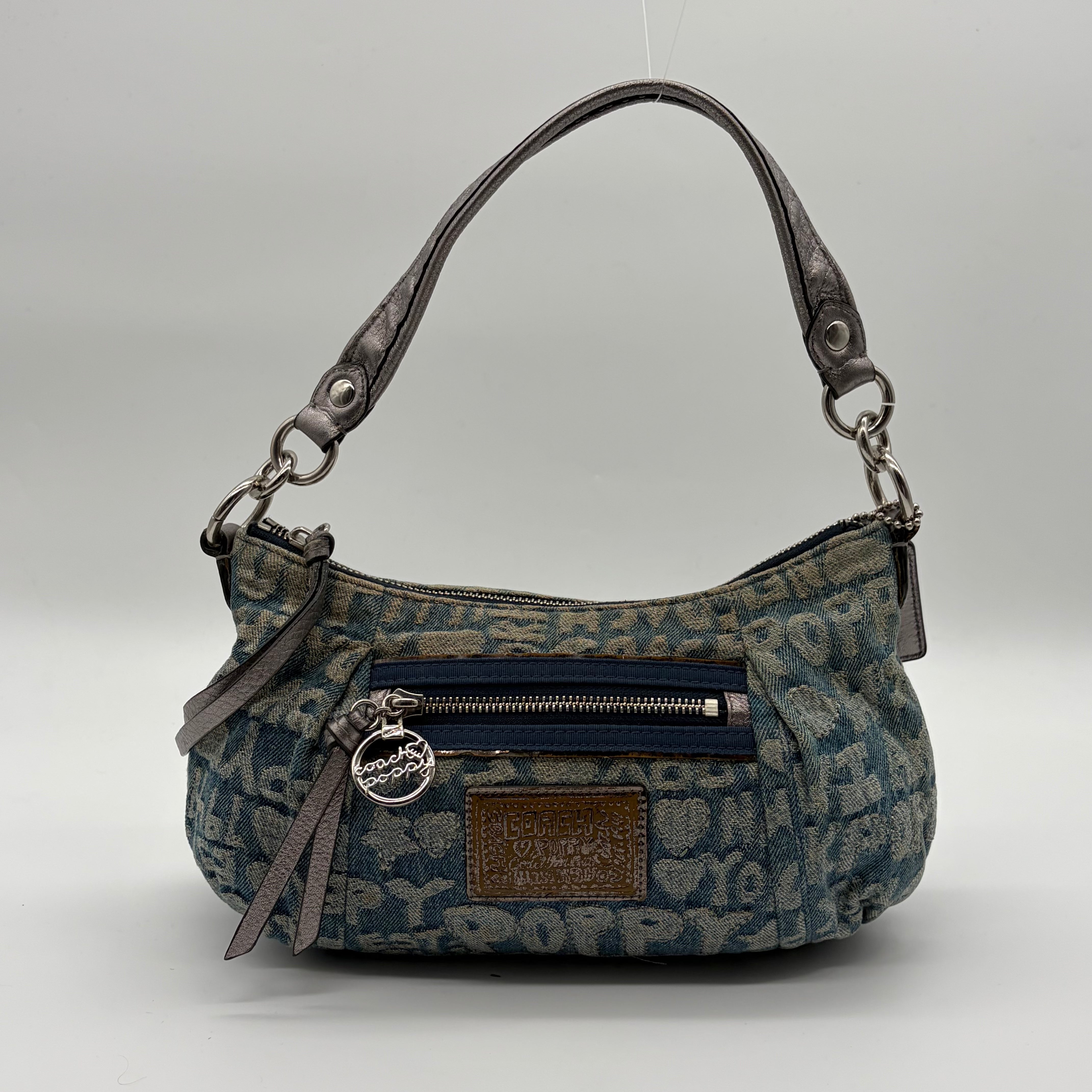 Coach Poppy Denim Graffiti Hobo – Y2K Vintage