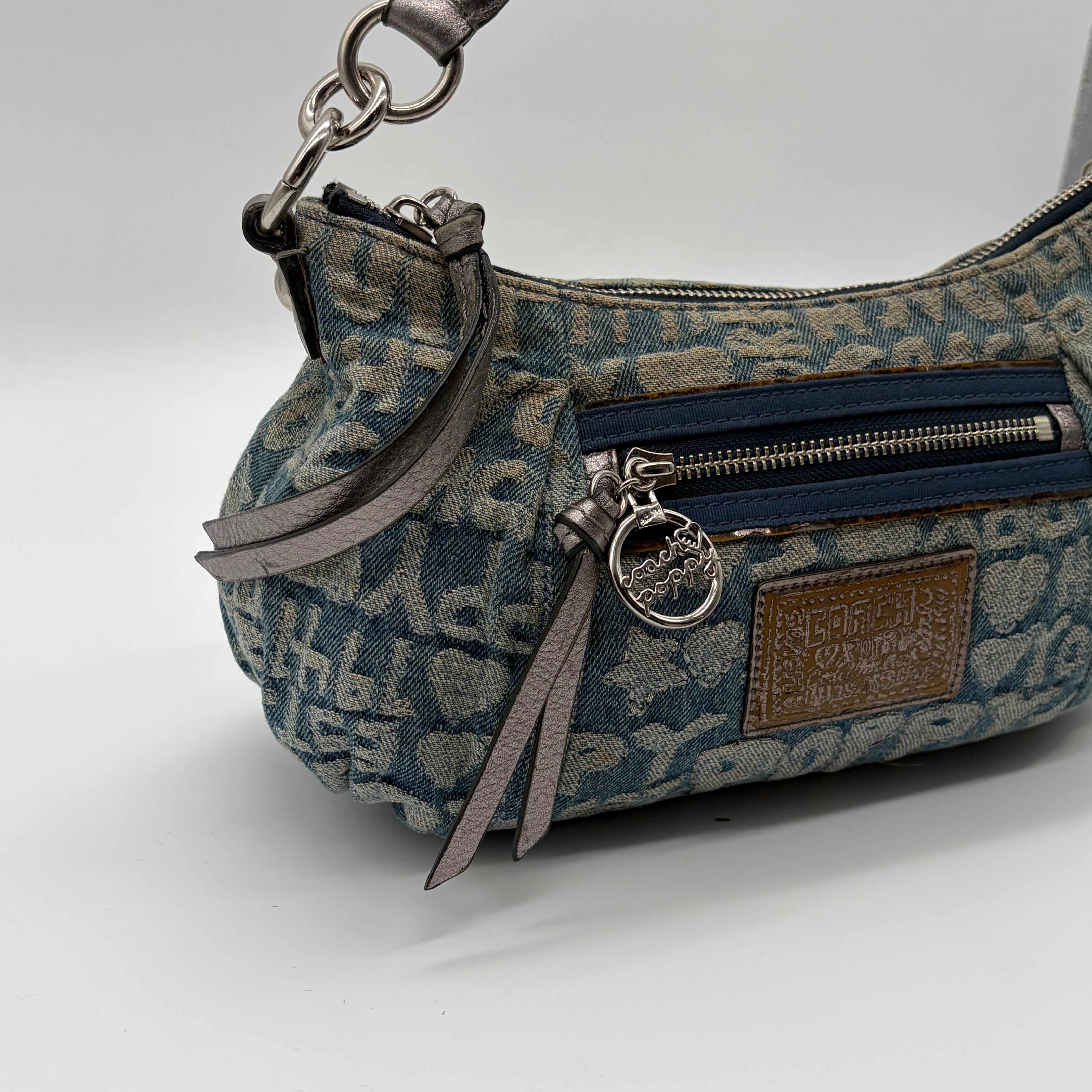 Coach Poppy Denim Graffiti Hobo – Y2K Vintage
