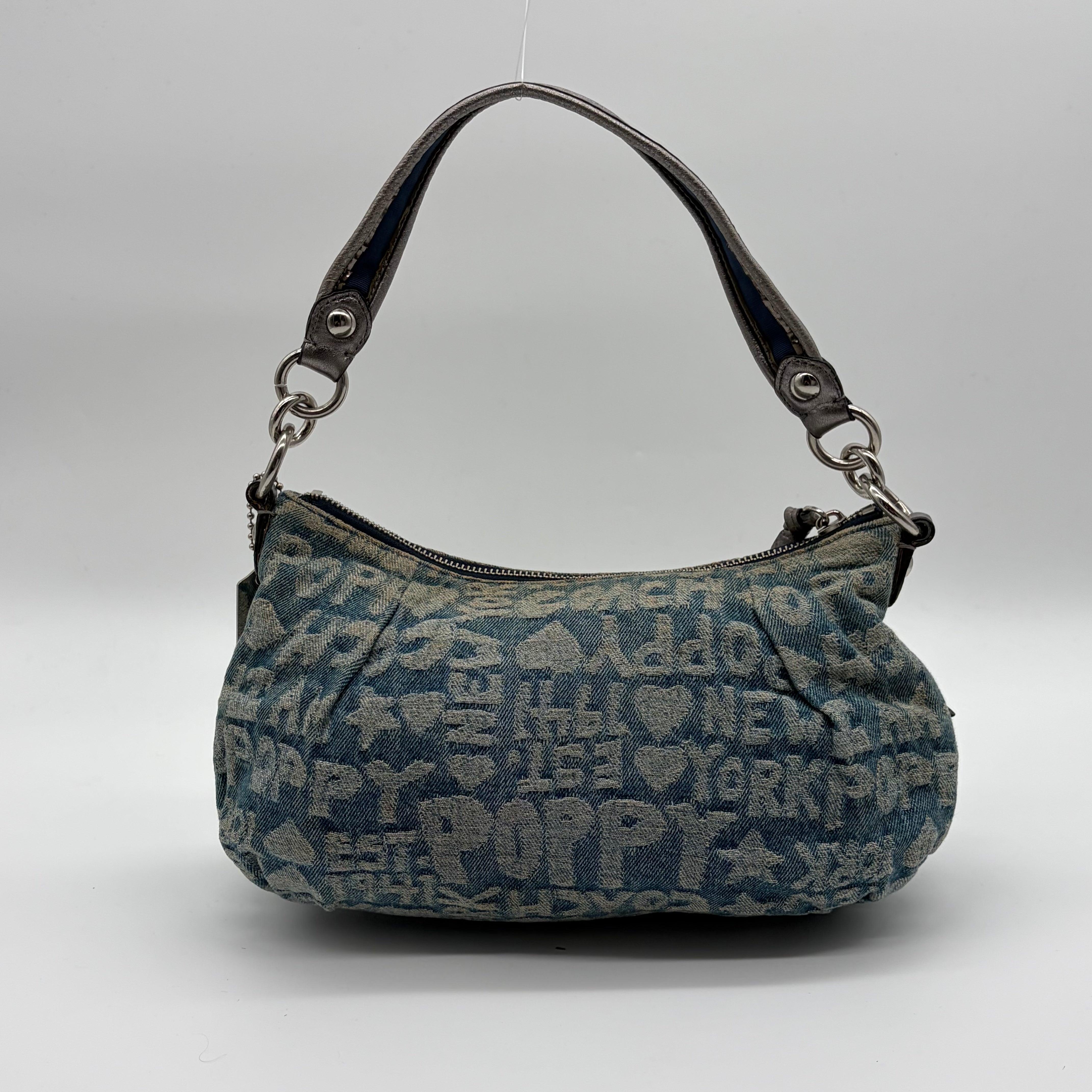 Coach Poppy Denim Graffiti Hobo – Y2K Vintage