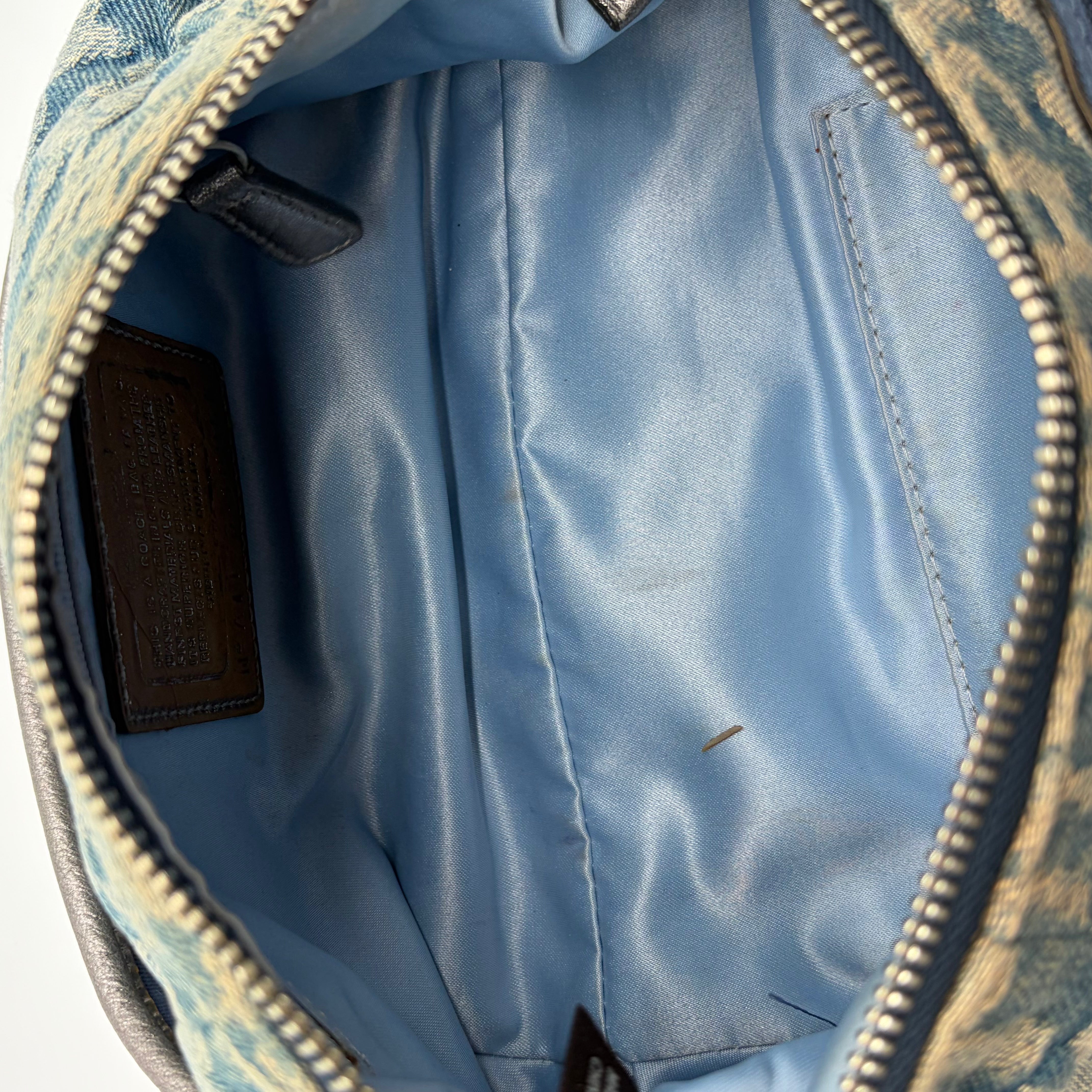 Coach Poppy Denim Graffiti Hobo – Y2K Vintage