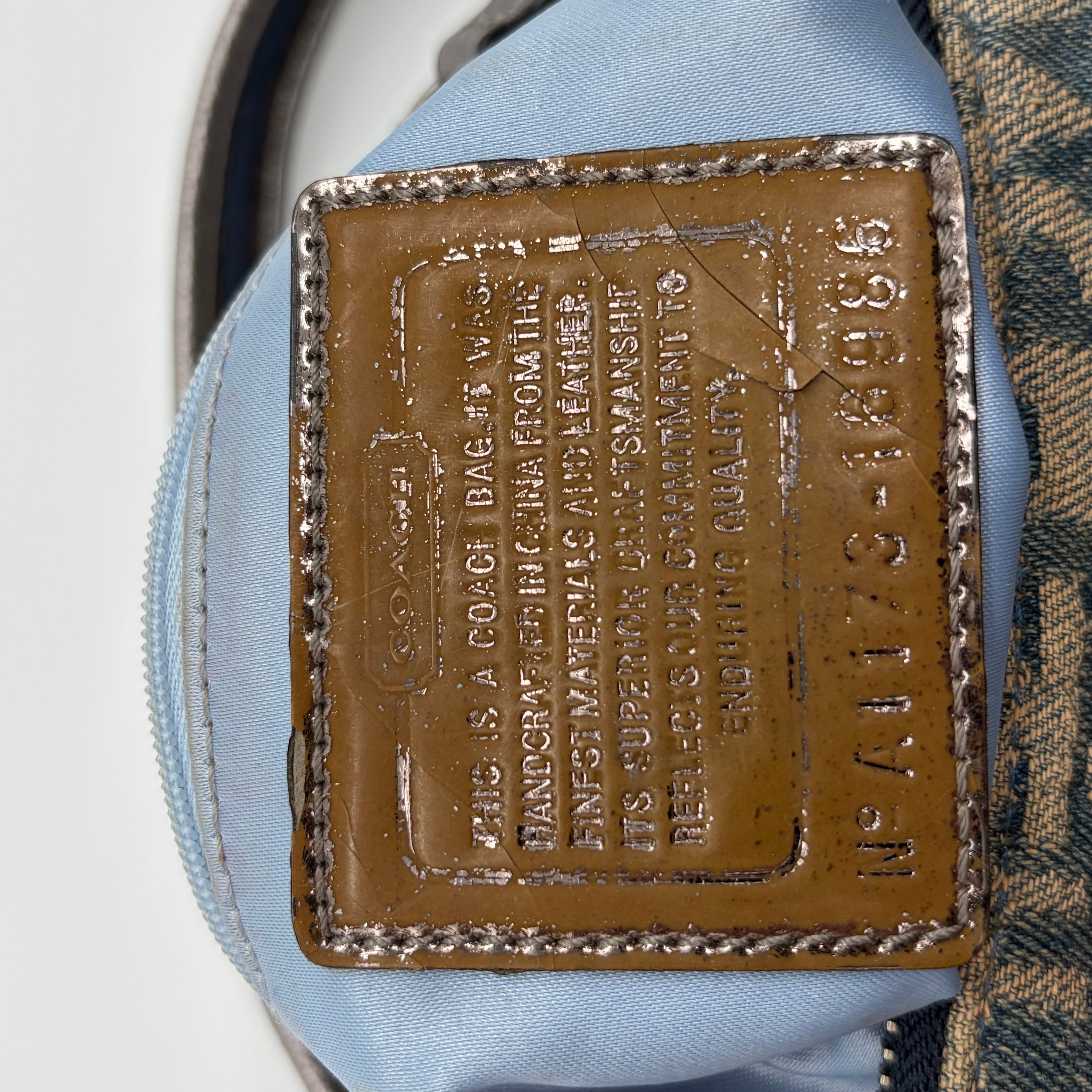 Coach Poppy Denim Graffiti Hobo – Y2K Vintage