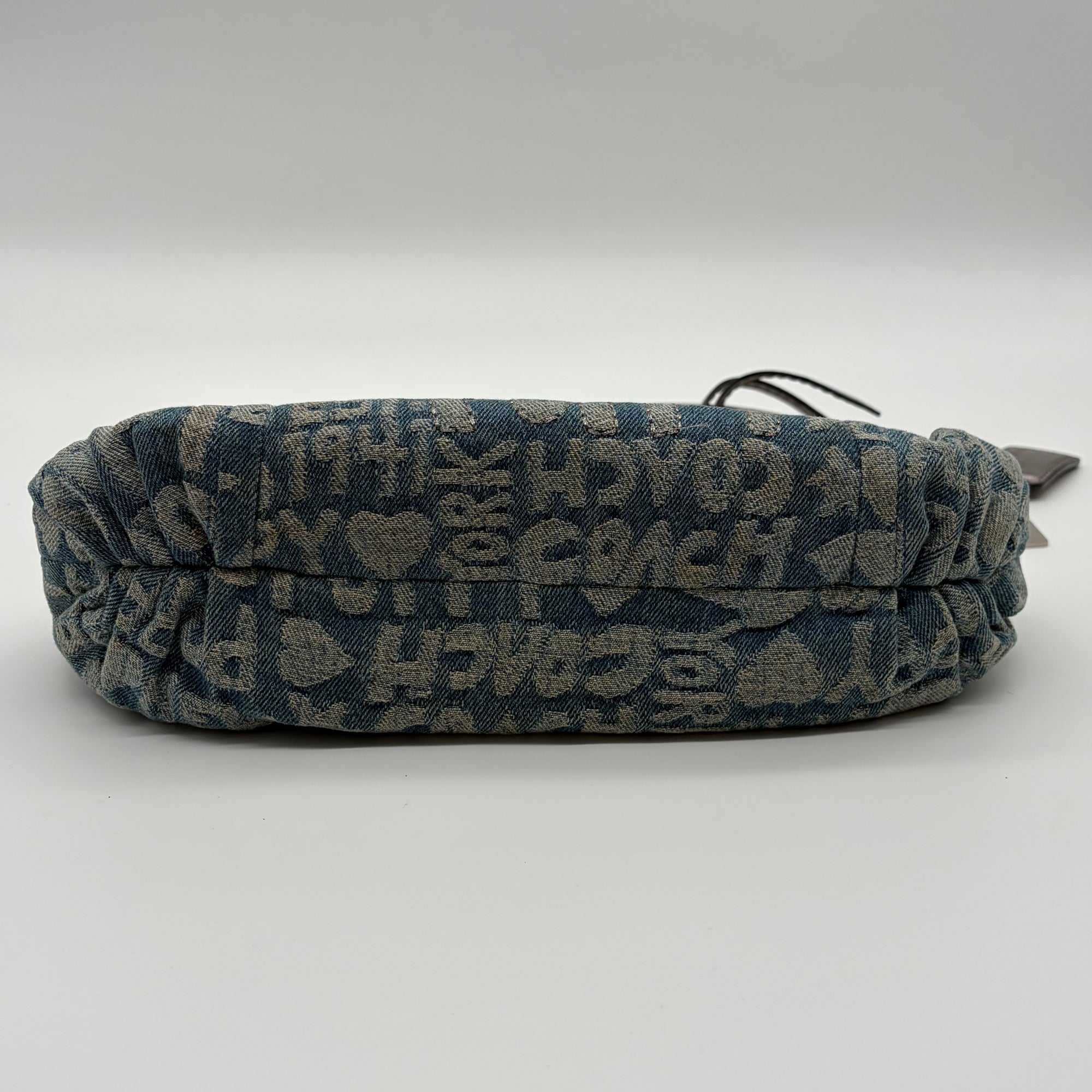 Coach Poppy Denim Graffiti Hobo – Y2K Vintage – detail view 9