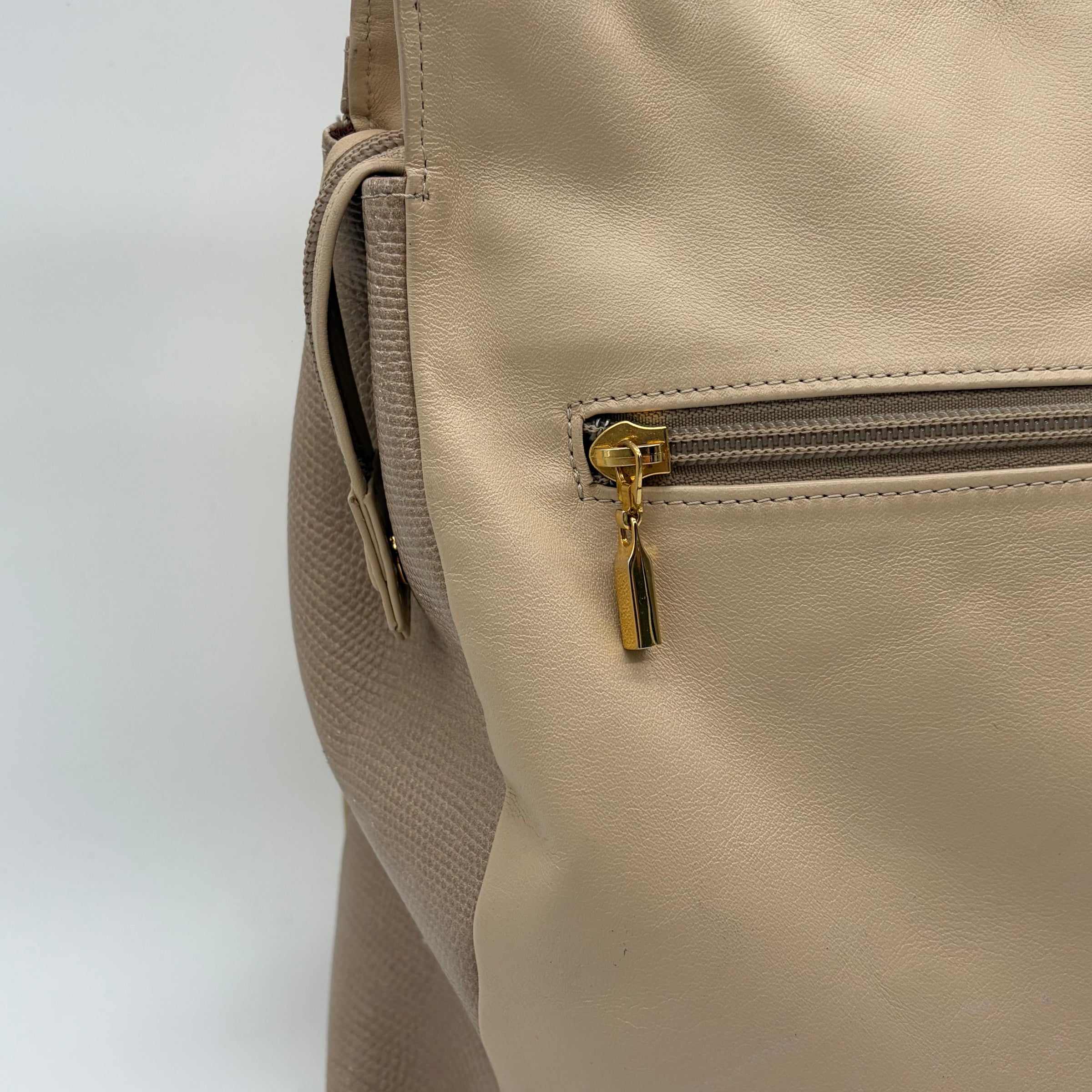 Givenchy Sacs Leather Tote Creme – Vintage 1990er – detail view 4