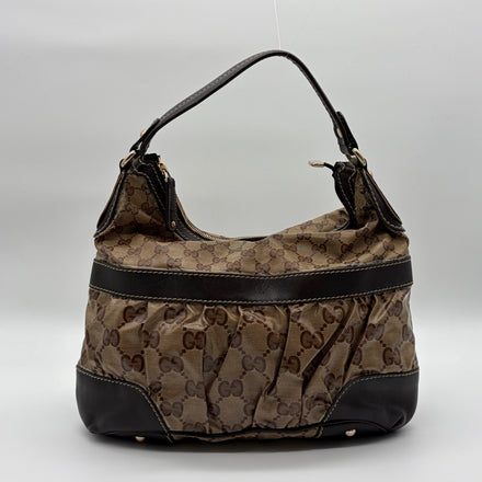 Gucci GG Crystal Canvas Hobo Bag Braun – Vintage