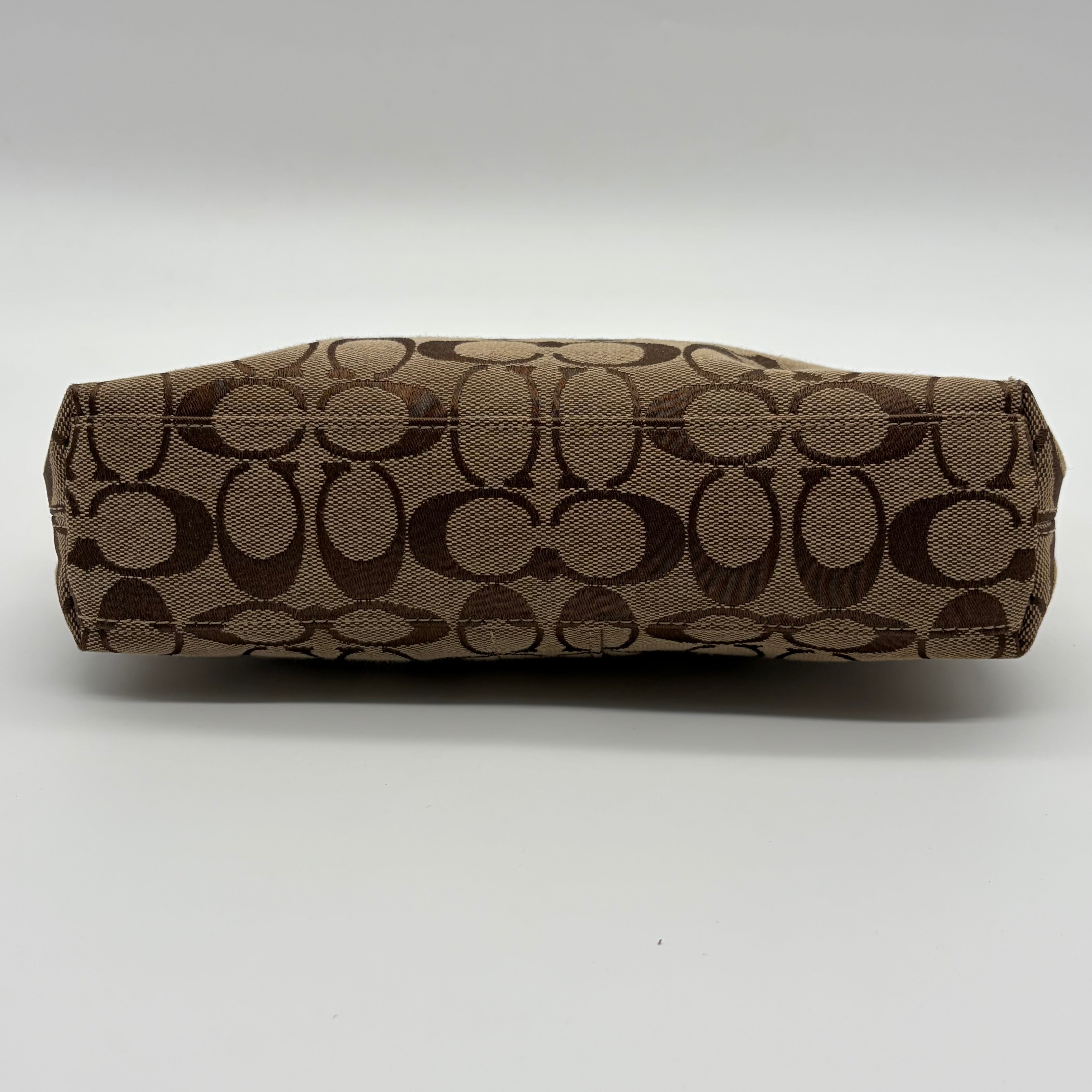 Coach Signature Monogram Shoulder Bag Beige Caramel – Vintage 2004