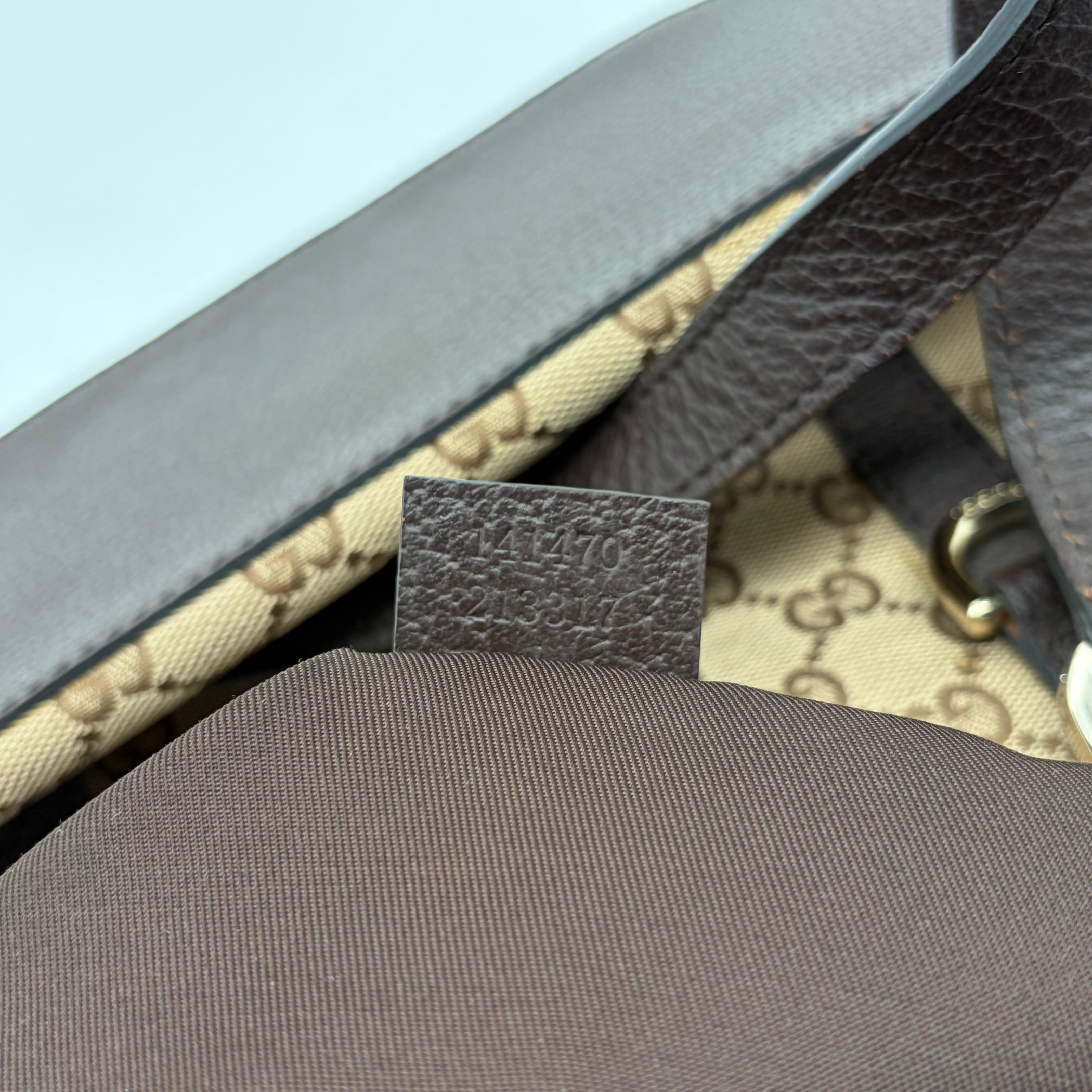 Gucci Abbey D-Ring Tote Beige/Ebony GG Canvas – Vintage