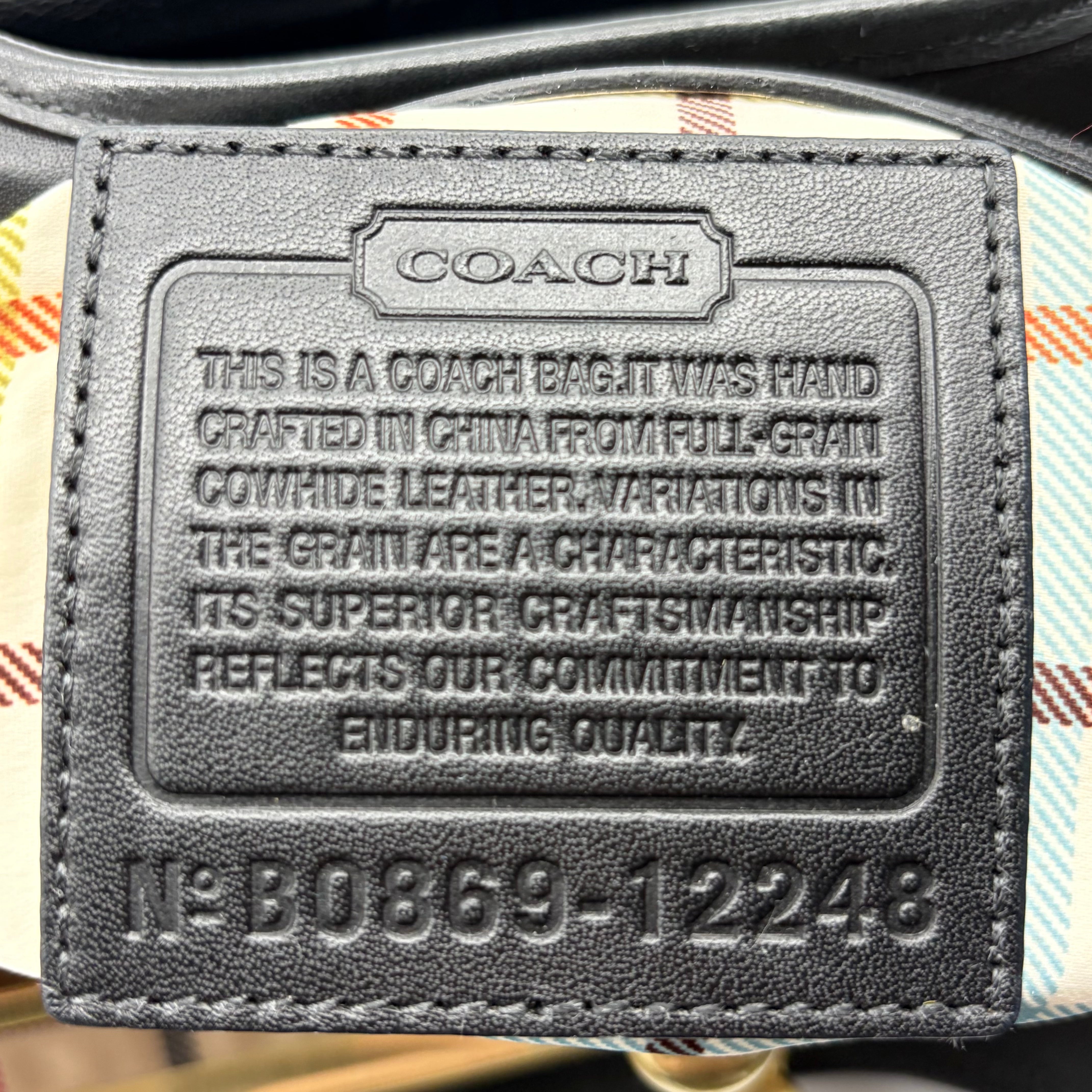 Coach Ergo Kisslock Hobo Schwarz Leder Vintage 2008 – Vintage