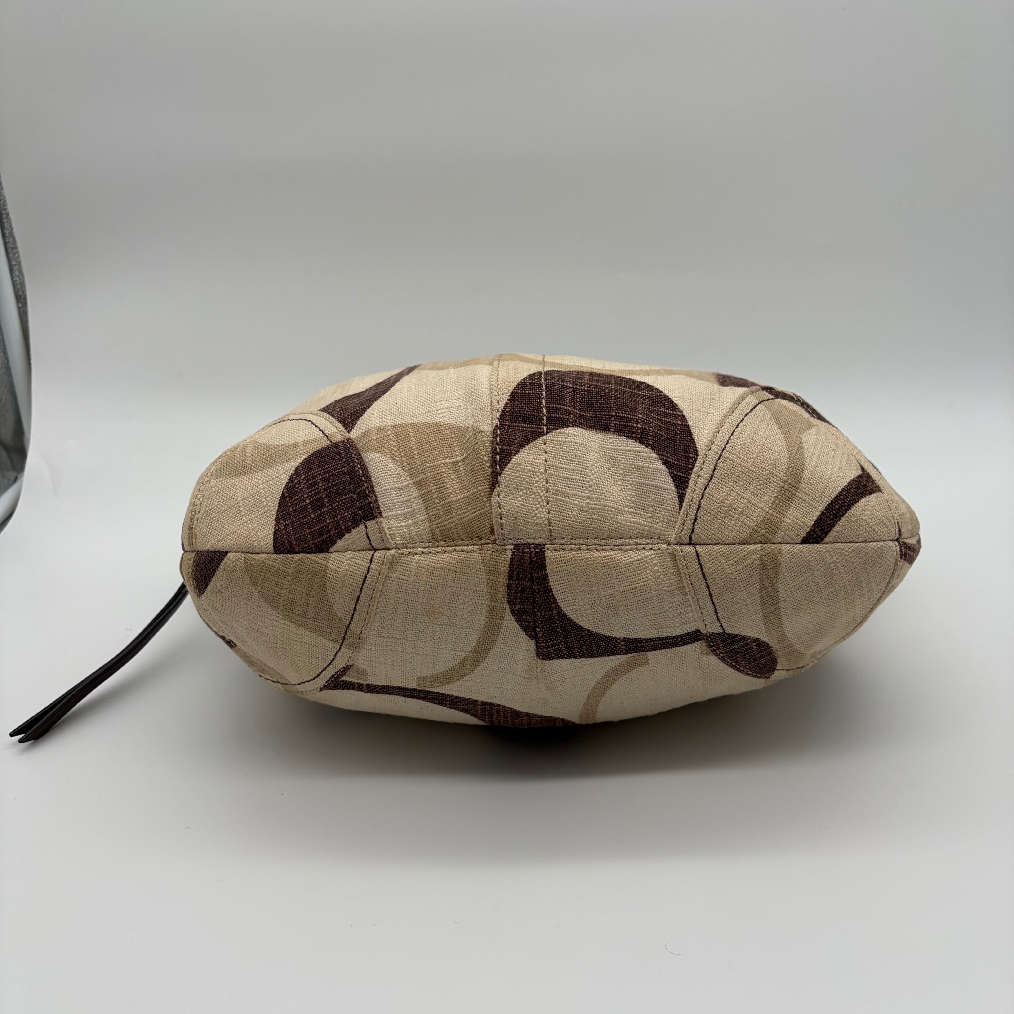 Coach Hampton Hobo Optic Signature Canvas Beige Braun – Vintage