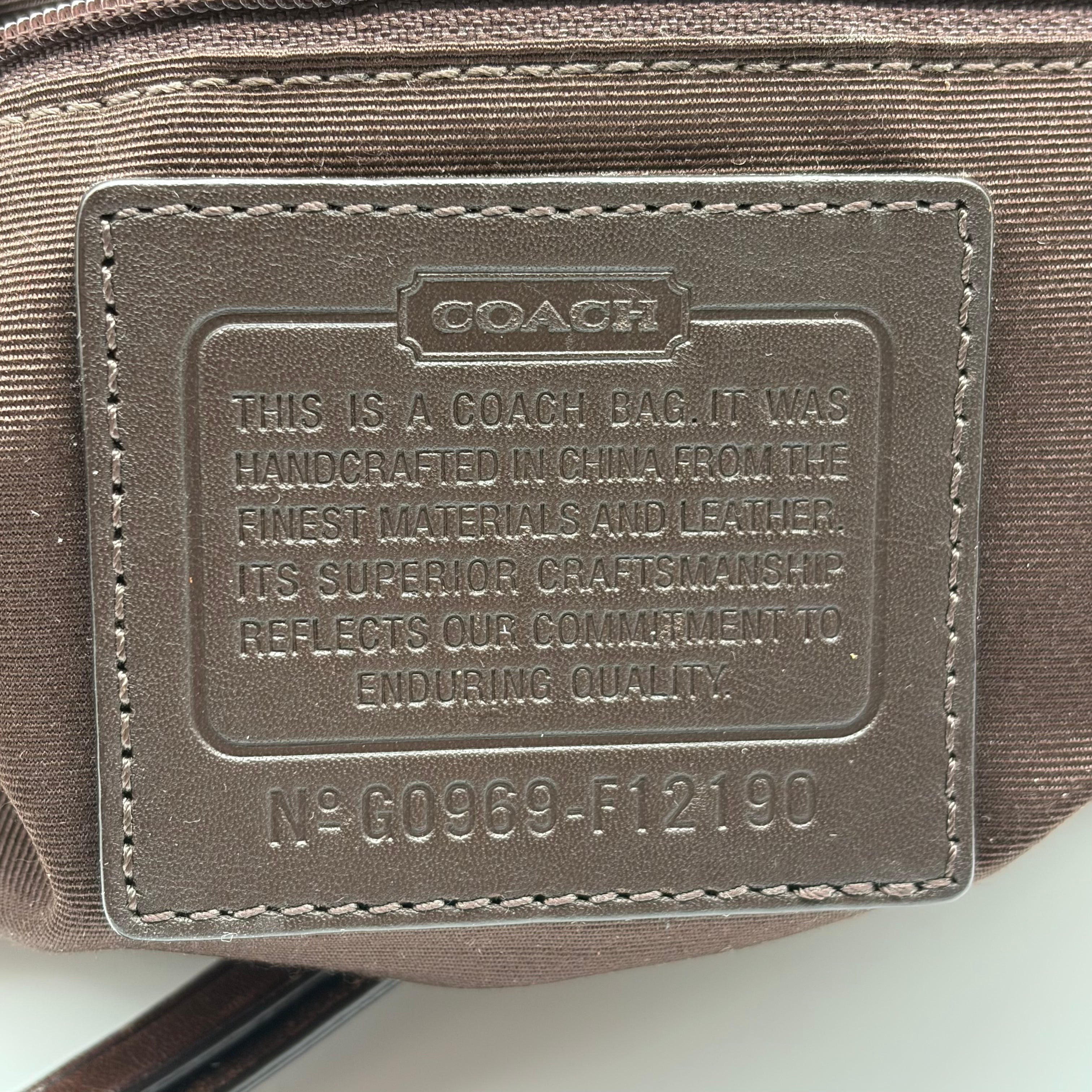 Coach Hampton Hobo Optic Signature Canvas Beige Braun – Vintage