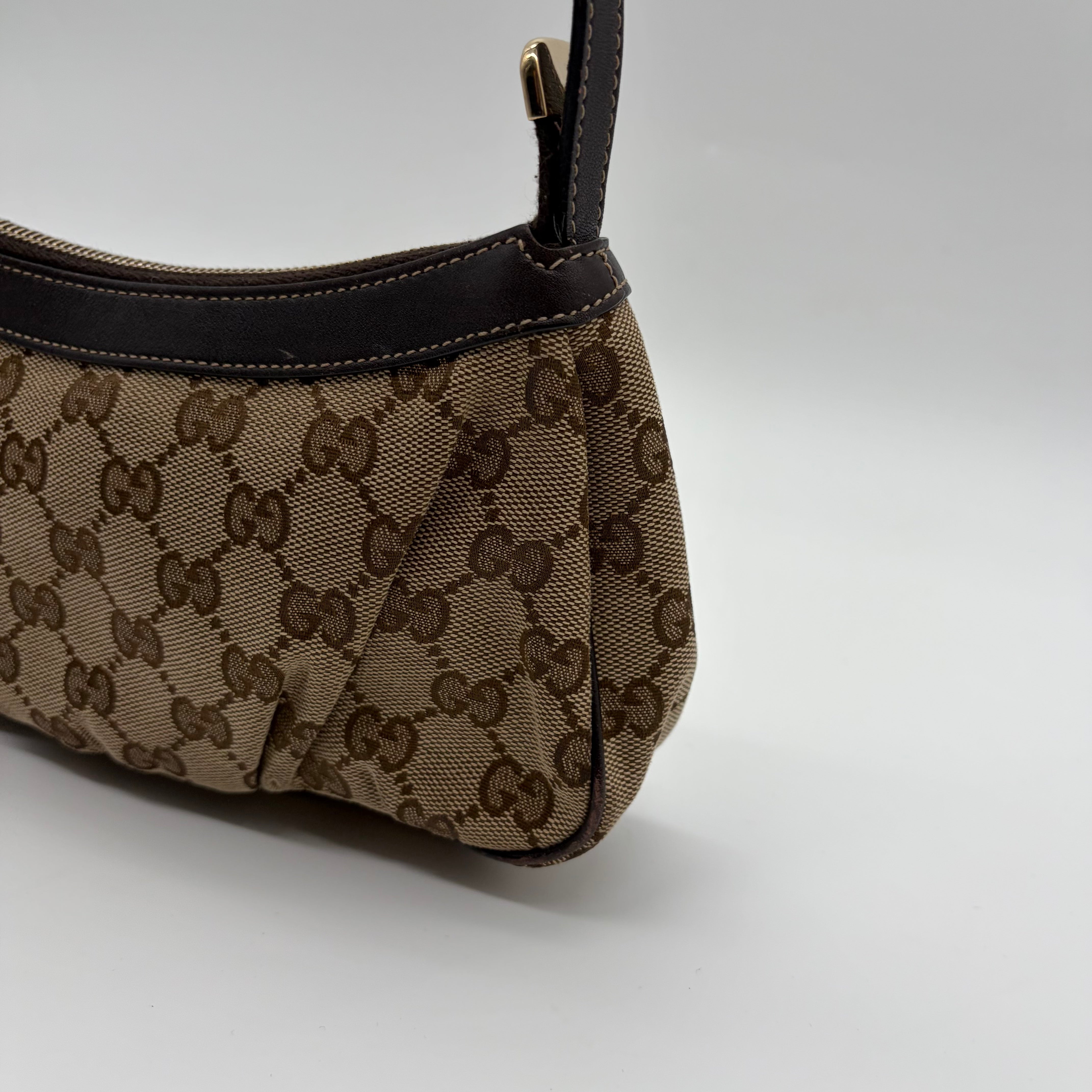 Gucci Lovely Heart Pochette GG Canvas Beige Braun – Vintage