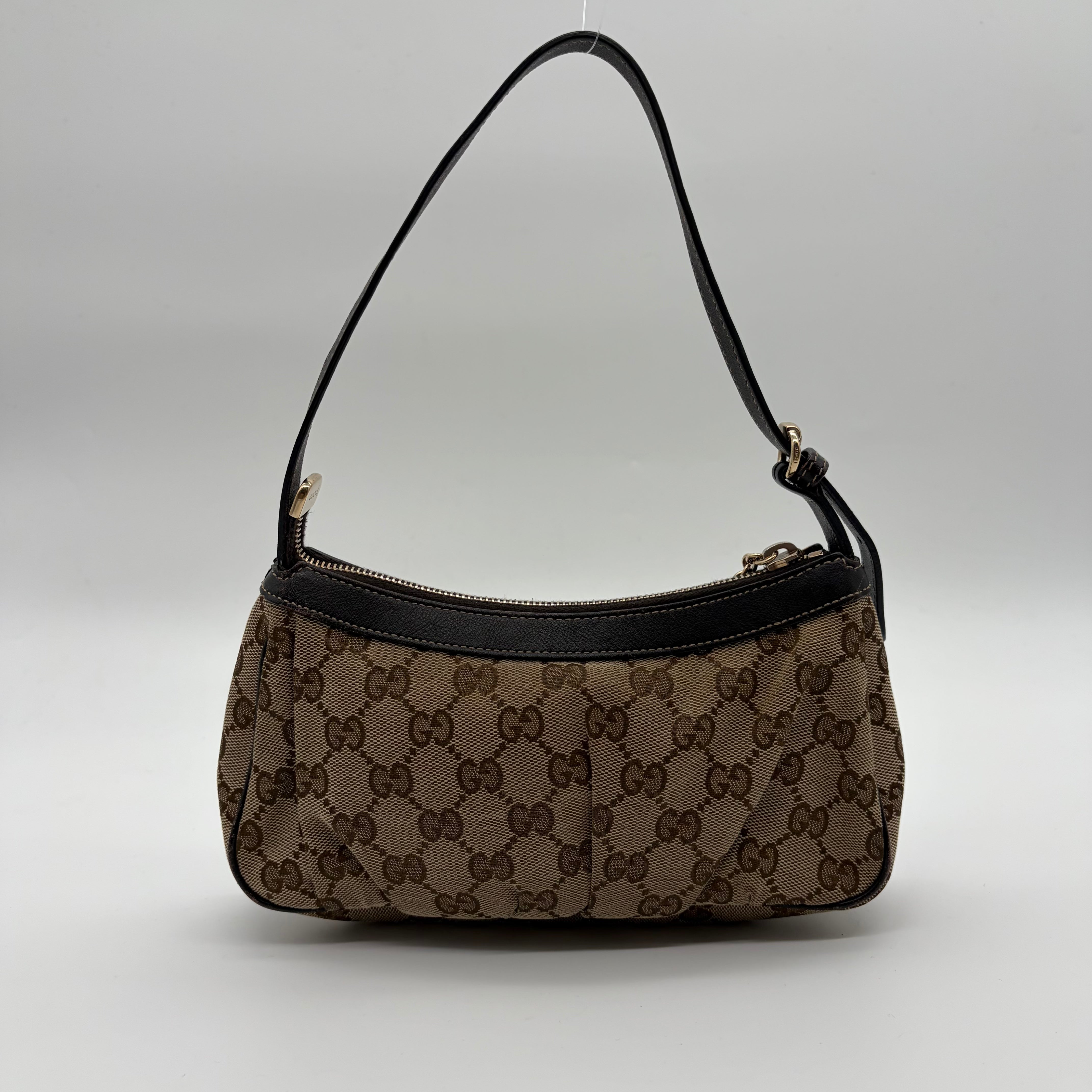 Gucci Lovely Heart Pochette GG Canvas Beige Braun – Vintage
