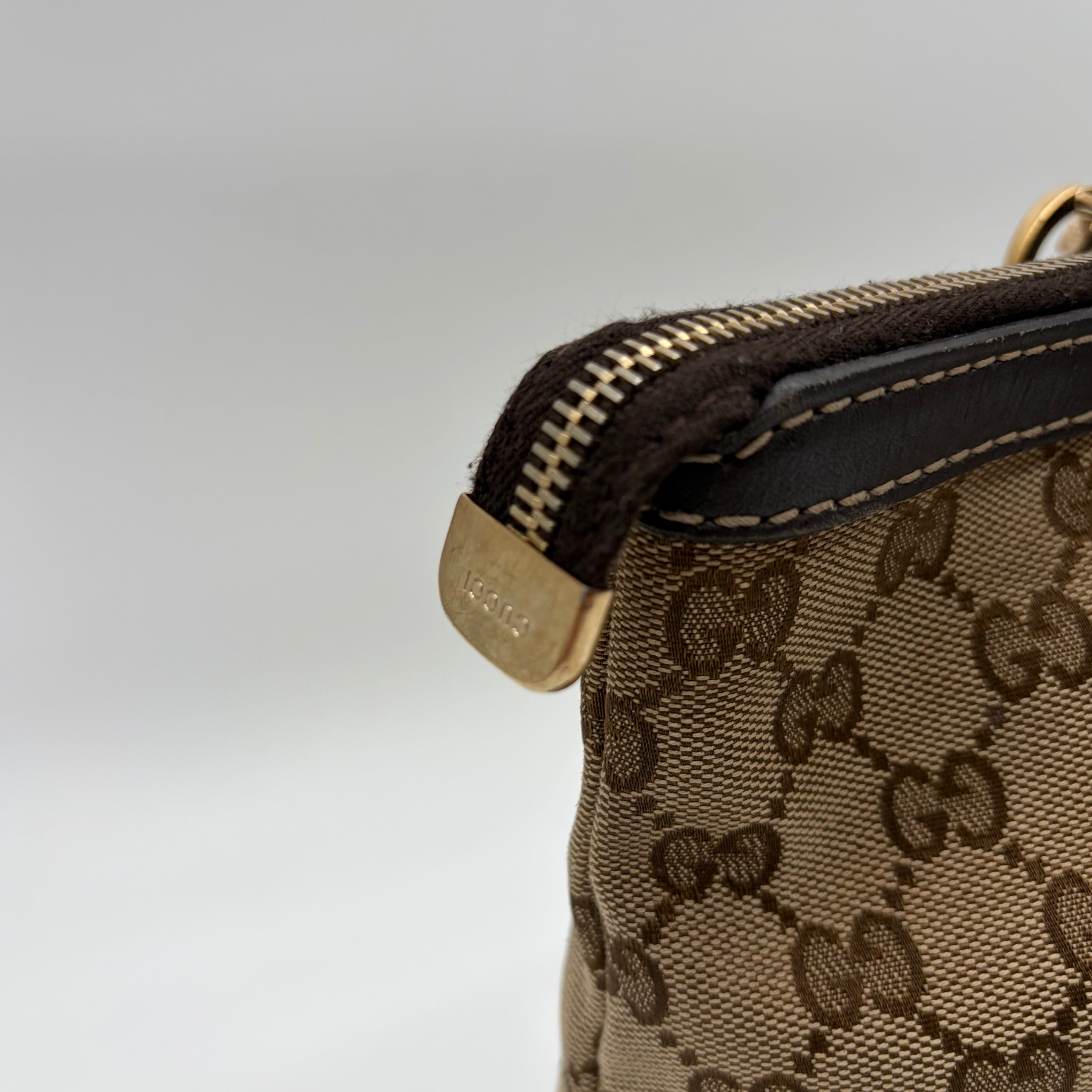 Gucci Lovely Heart Tote GG Canvas Beige/Ebony – Vintage