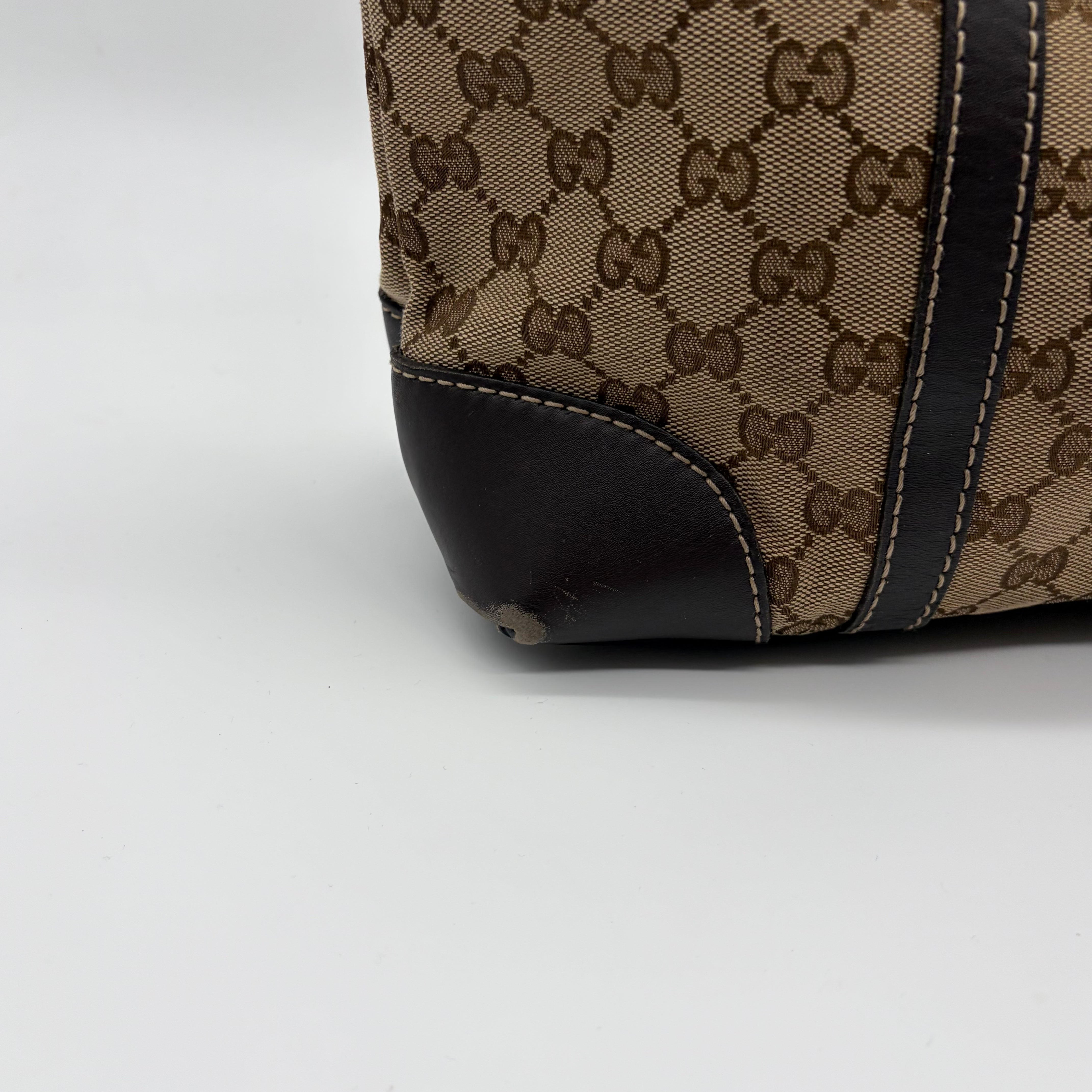 Gucci Lovely Heart Tote GG Canvas Beige/Ebony – Vintage