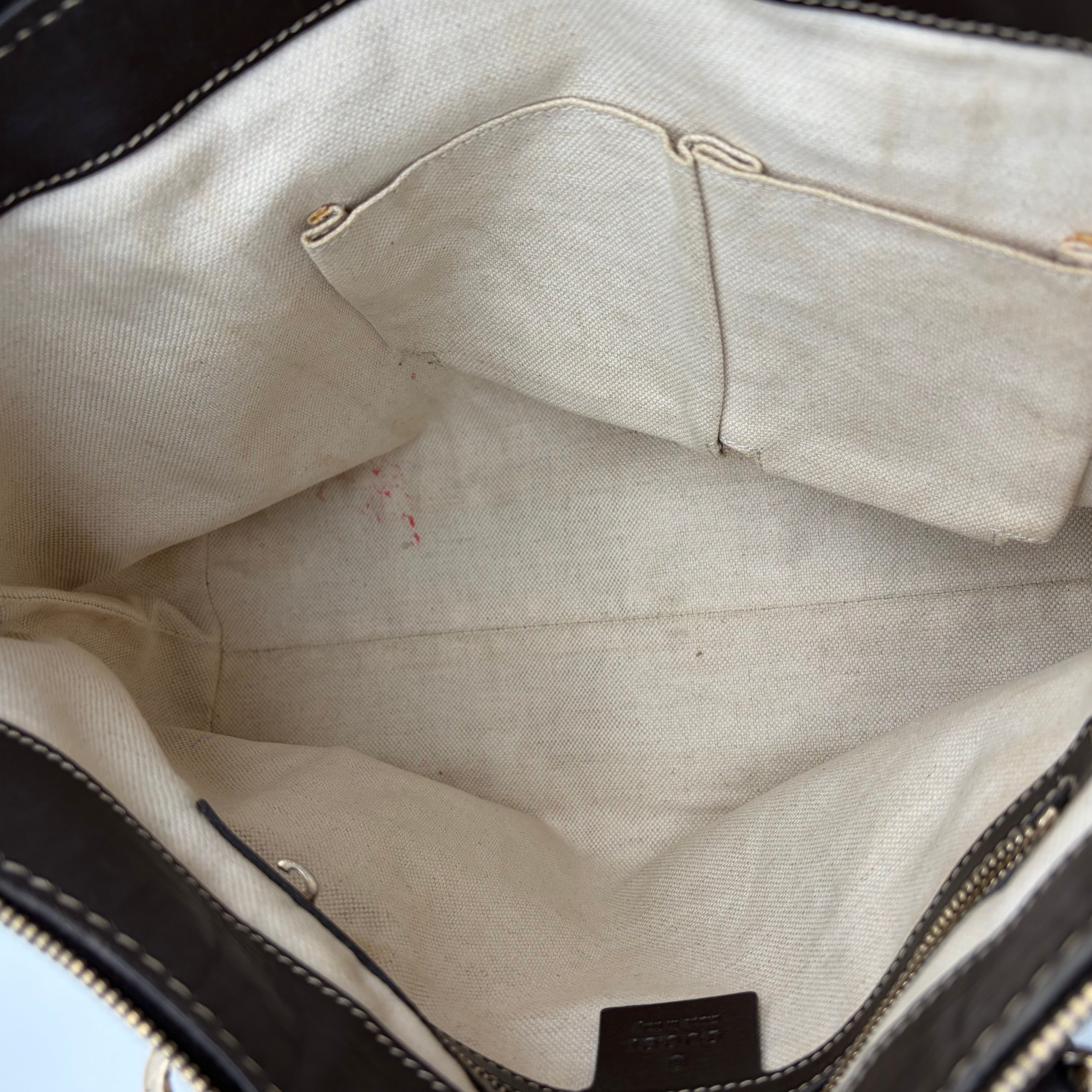 Gucci Lovely Heart Tote GG Canvas Beige/Ebony – Vintage