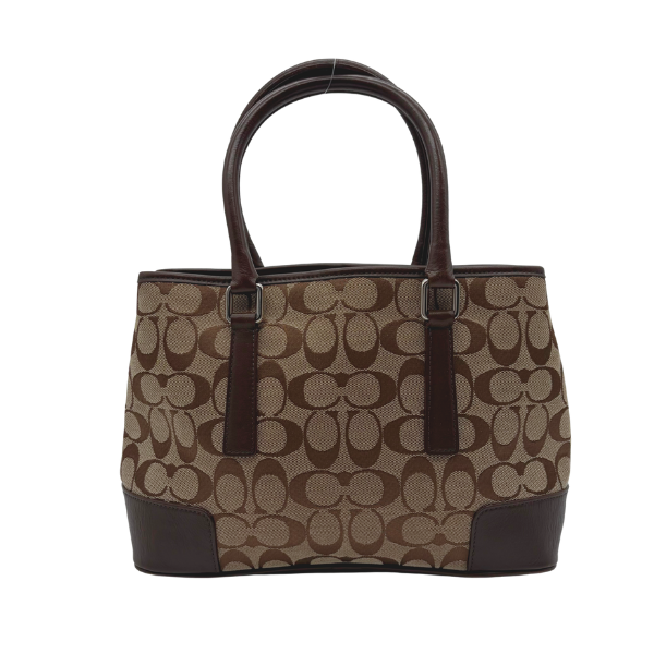 Coach Signature Canvas Carryall Khaki Mahogany – Vintage