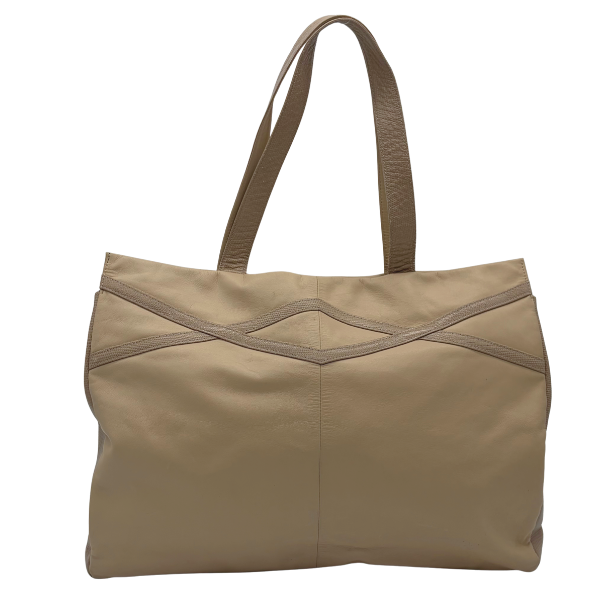 Givenchy Sacs Leather Tote Creme – Vintage 1990er
