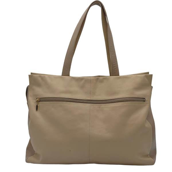 Givenchy Sacs Leather Tote Creme – Vintage 1990er