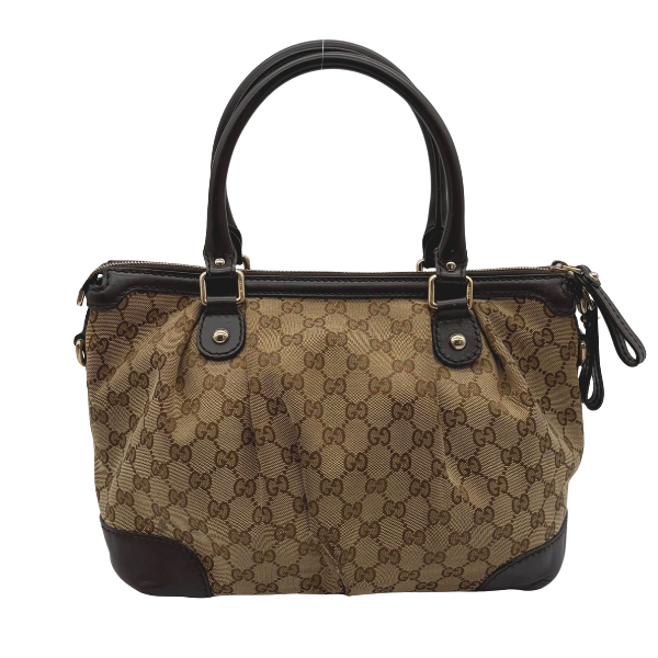 Gucci Sukey Tote GG Canvas Beige/Ebony – Vintage