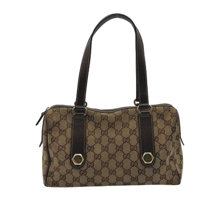 Gucci Charmy Boston Bag GG Canvas Beige/Ebony – Vintage