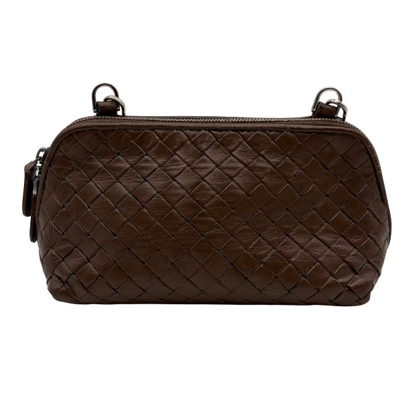 Bottega Veneta Intrecciato Mini Crossbody Braun – Vintage