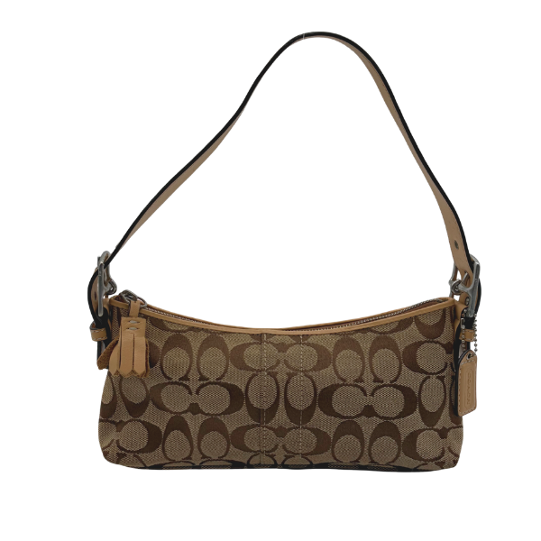 Coach Signature Monogram Shoulder Bag Beige Caramel – Vintage 2004