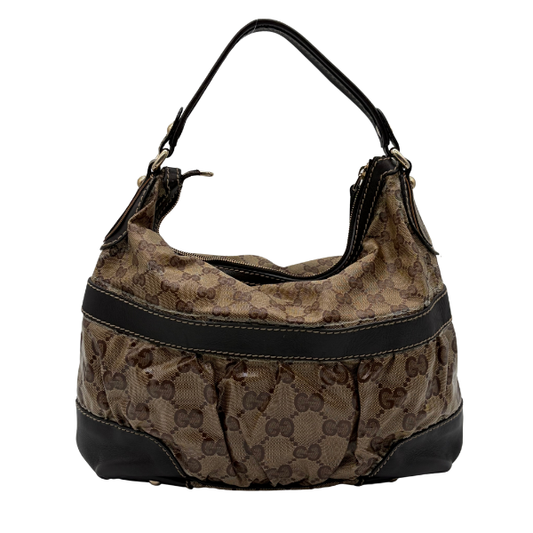 Gucci GG Crystal Canvas Hobo Bag Braun – Vintage