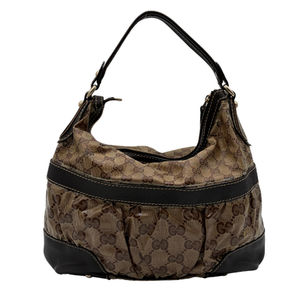 Gucci GG Crystal Canvas Hobo Bag Braun – Vintage