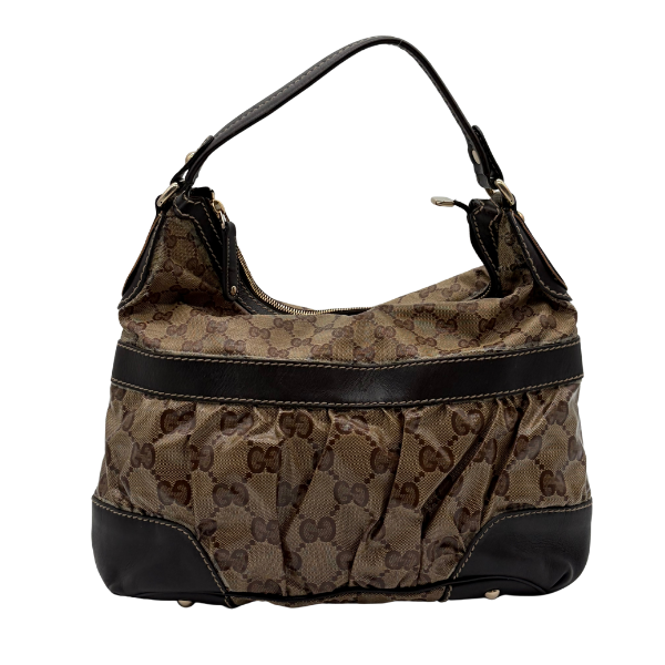Gucci GG Crystal Canvas Hobo Bag Braun – Vintage