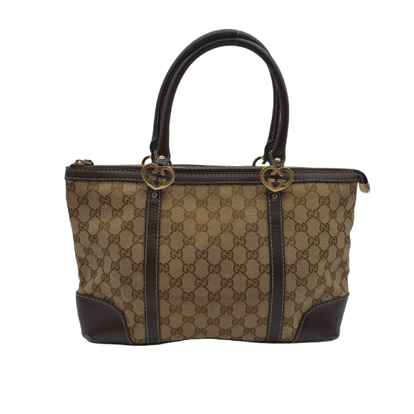 Gucci Lovely Heart Tote GG Canvas Beige/Ebony – Vintage