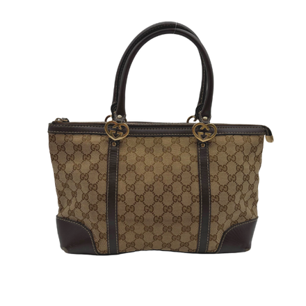 Gucci Lovely Heart Tote GG Canvas Beige/Ebony – Vintage