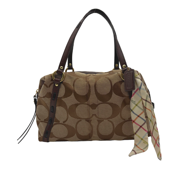 Coach Ashley Carryall Signature Canvas Khaki Mahagoni – Vintage