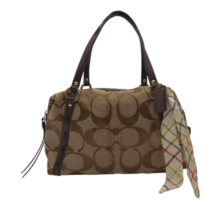 Coach Ashley Carryall Signature Canvas Khaki Mahagoni – Vintage