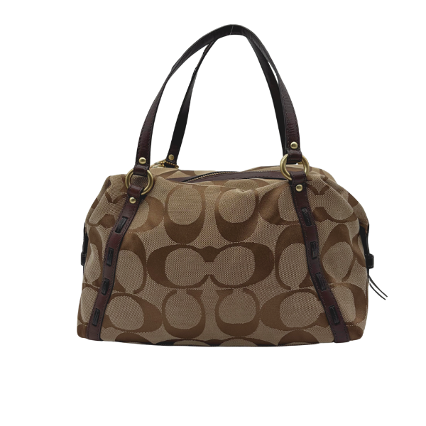Coach Ashley Carryall Signature Canvas Khaki Mahagoni – Vintage